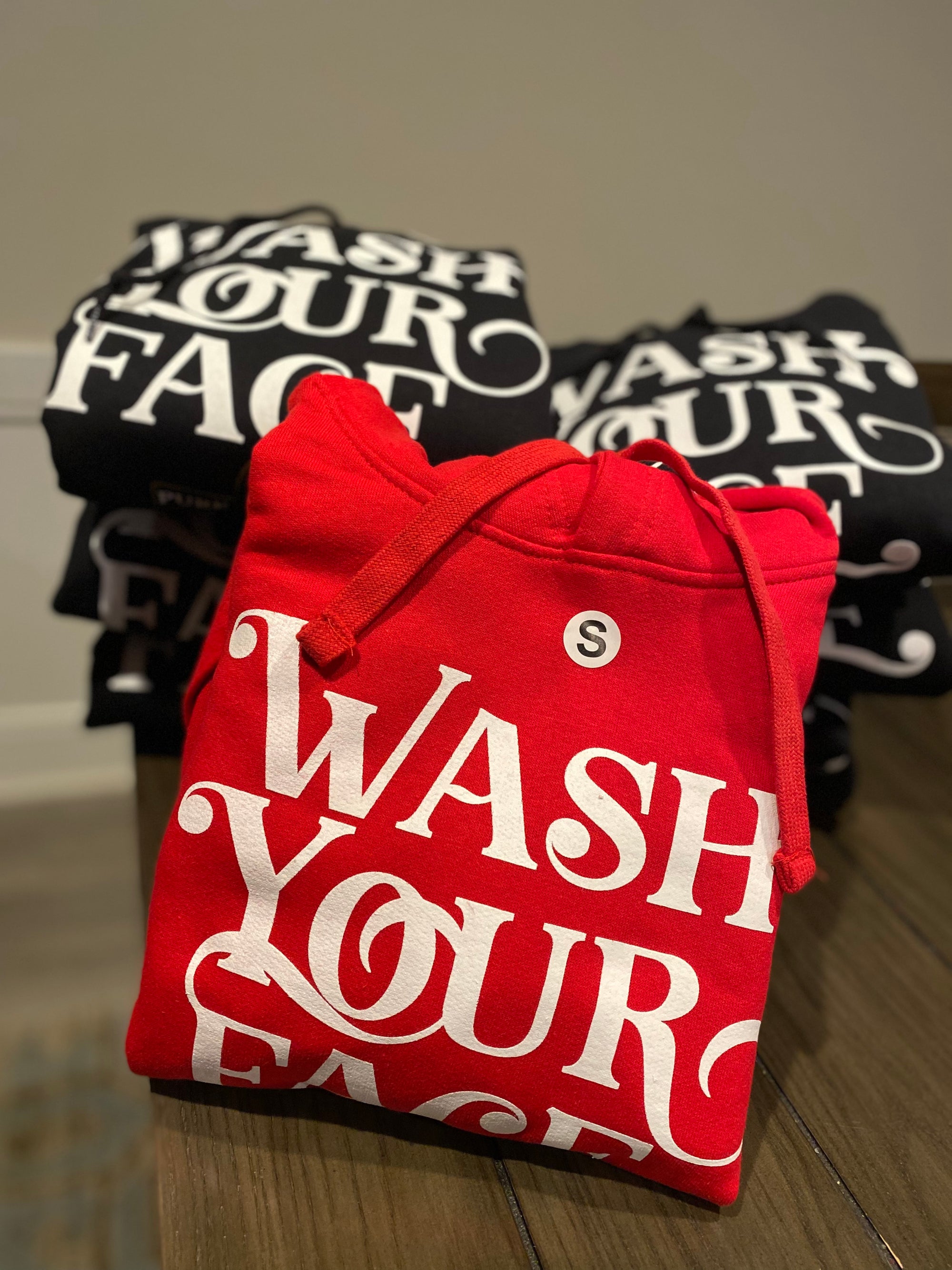 Wash Your Face Hooded Pullover